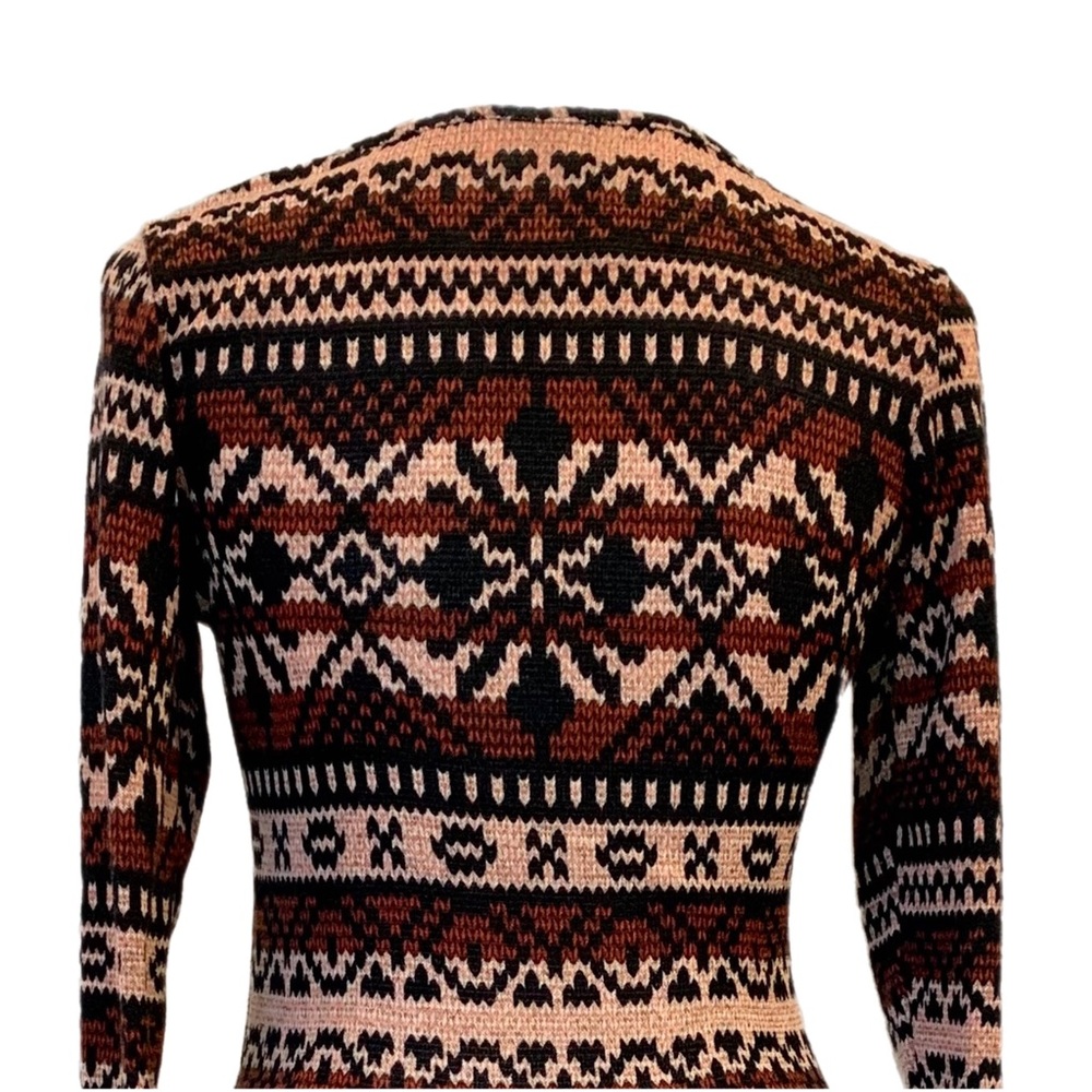 NWT My Beloved Long Sleeve Hanker chief Hem Feather Tassel Sweater Dress size S - Picture 10 of 14